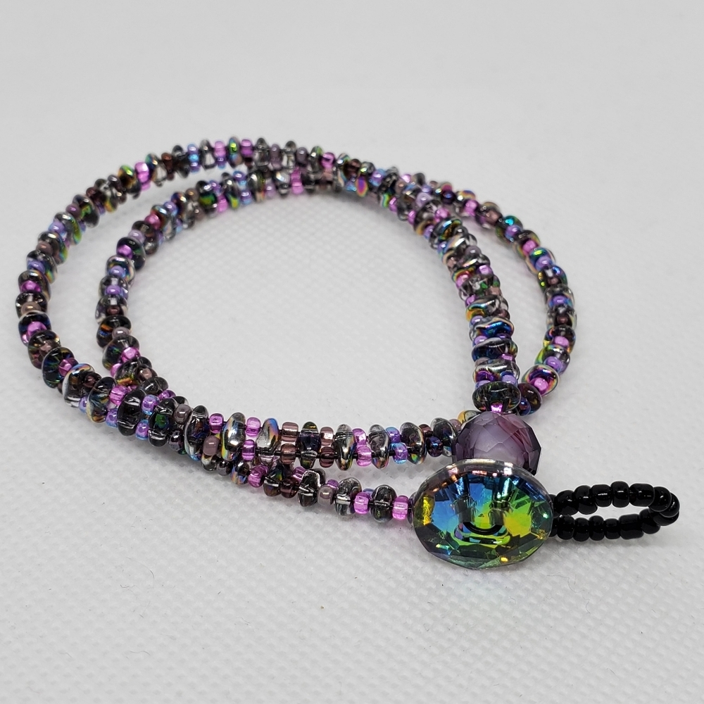 Purple Bracelet - Double Wrap